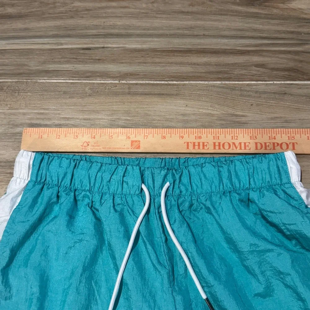 Champion Retro 90s Style Crinkle Nylon Windbreaker Pants Colorblock Size L